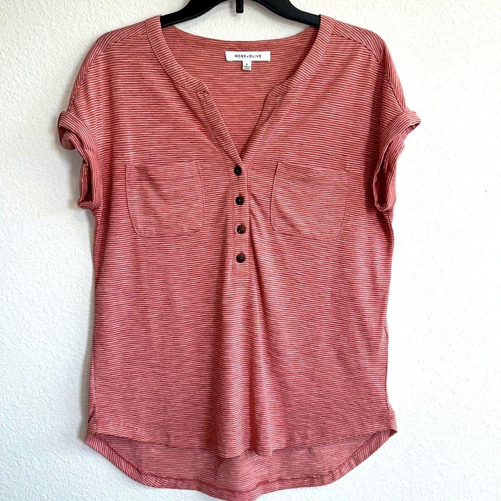 Rose &Olive short sleeve top